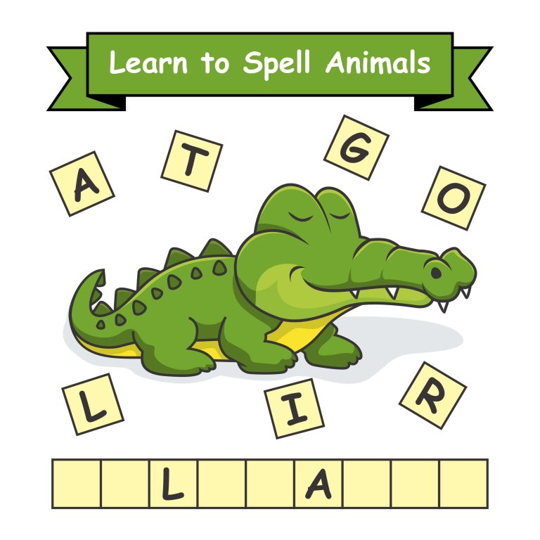 ללמוד לכתוב באנגלית - למשל "תנין"